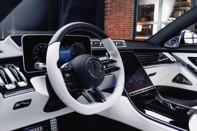 Mercedes Benz S 580 e MANUFAKTUR, Exterieur MANUFAKTUR vintageblau, Interieur MANUFAKTUR tiefwei/sch