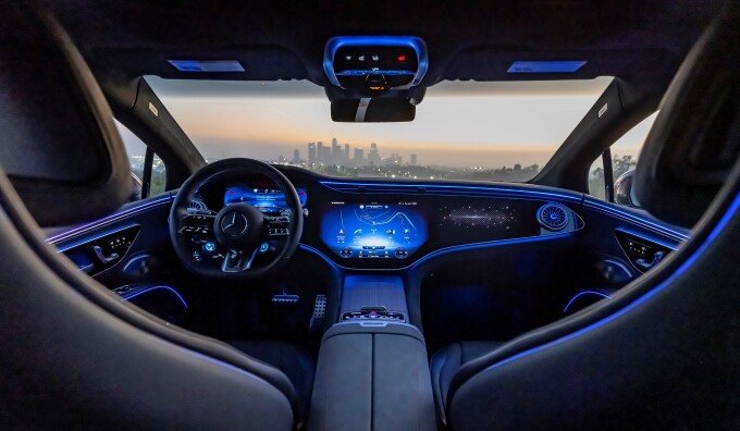 Mercedes-AMG EQS 53 4MATIC+ (Stromverbrauch kombiniert WLTP: 23,4-21,1 kWh/100 km; CO2-Emissionen ko