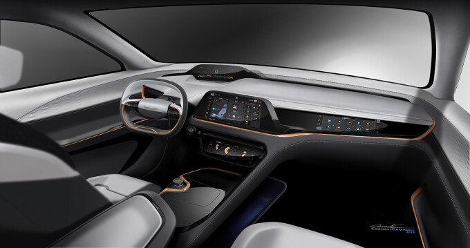 Chrysler Airflow Concept design sketch.