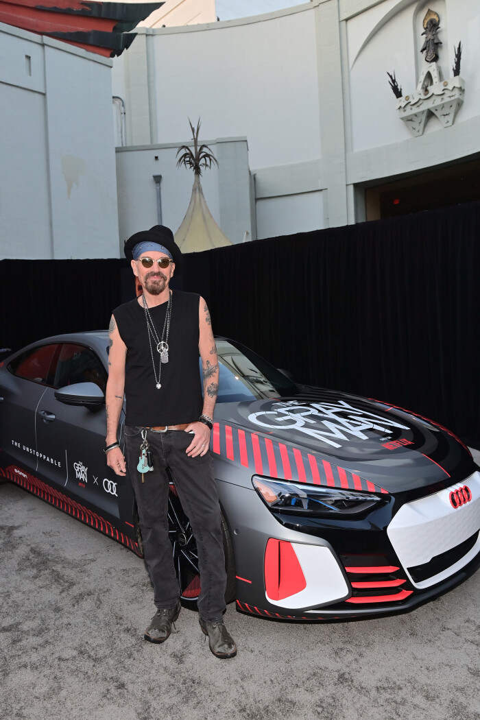 Audi at the film premiere of "The Gray Man" in Berlin  Directors Joe and Anthony Russo drove to the 