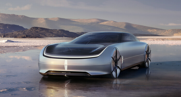 Computer-generated concept vehicle shown. Not available for purchase