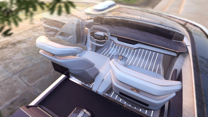 Lounge.Lincoln Concept vehicle. Not available for purchase.