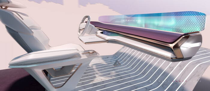 Quiet Flight.Lincoln Concept vehicle. Not available for purchase.