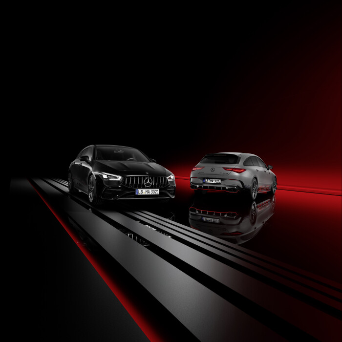 Zahlreiche Updates machen CLA und CLA Shooting Brake von Mercedes-AMG noch begehrenswerter: CLA 35 4MATIC Coup (vorlufige Werte WLTP: Kraftstoffverbrauch kombiniert 8,5-8,1 l/100 km, CO2-Emissionen kombiniert 193-185 g/km) und CLA 35 4MATIC Shooting Brake (vorlufige Werte WLTP: Kraftstoffverbrauch kombiniert 8,7-8,3 l/100 km, CO2-Emissionen kombiniert 197-189 g/km) sowie die Topmodelle CLA 45 S 4MATIC+ Coup (vorlufige Werte WLTP: Kraftstoffverbrauch kombiniert 9,0-8,7 l/100 km, CO2-Emissionen kombiniert 205-196 g/km) und CLA 45 S 4MATIC+ Shooting Brake (Kraftstoffverbrauch kombiniert 9,2-8,8 l/100 km, CO2-Emissionen kombiniert 209-201 g/km)**Angaben zu Kraftstoffverbrauch und CO2-Emissionen sind vorlufig und wurden intern nach Magabe der Zertifizierungsmethode WLTP-Prfverfahren ermittelt. Es liegen bislang weder besttigte Werte von einer amtlich anerkannten Prforganisation noch eine EG-Typgenehmigung noch eine Konformittsbescheinigung mit amtlichen Werten vor. Abweichungen zwischen den Angaben und den amtlichen Werten sind mglich. Numerous updates make the CLA and CLA Shooting Brake from Mercedes-AMG even more desirable: CLA 35 4MATIC Coup (WLTP preliminary values: fuel consumption combined 8.5-8.1 l/100 km; CO2 emissions combined 193-185 g/km)[1] and CLA 35 4MATIC Shooting Brake (WLTP preliminary values: fuel consumption combined 8.7-8.3 l/100 km; CO2 emissions combined 197-189 g/km) and the two top models CLA 45 S 4MATIC+ Coup (WLTP preliminary values: fuel consumption combined 9.0-8.7 l/100 km; CO2 emissions combined 205-196 g/km) and CLA 45 S 4MATIC+ Shooting Brake (fuel consumption combined 9.2-8.8 l/100 km; CO2 emissions combined 209-201 g/km)** Data on fuel consumption and CO2 emissions are provisional and have been determined internally in accordance with the WLTP test procedure certification method. To date, there are neither confirmed values from an officially recognised testing organisation nor an EC type approval nor a certificate of conformity with official values. Differences between the stated figures and the official figures are possible.